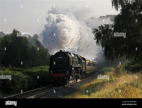 Steam Locomotive Britannia On The Severn Valley Railway Hi Res