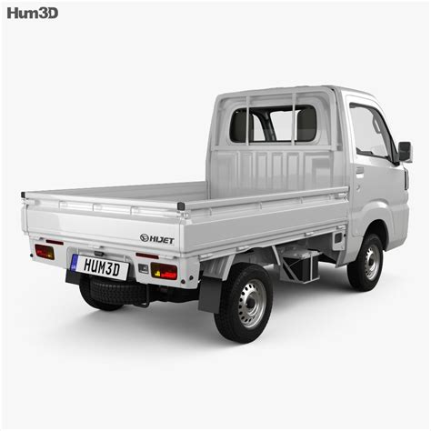 Daihatsu Hijet Truck with HQ interior 2017 3D model - Vehicles on Hum3D