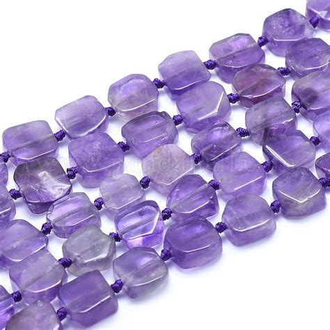 Grosshandel Natürlichen Amethyst Perlen Stränge De PandaHall