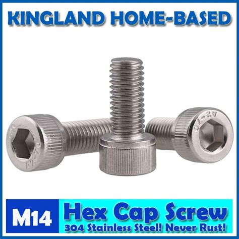 M14 Din912 Hexagon Socket Head Cap Machine Screws Allen Metric 304