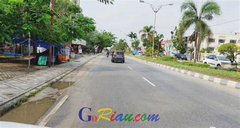 GoRiau H 1 Lebaran Jalanan Kota Pangkalan Kerinci Pelalawan Tampak