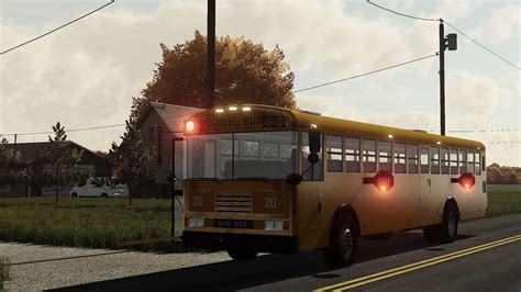 Mod Blue Bird School Bus V Fs Farmingsimulator App