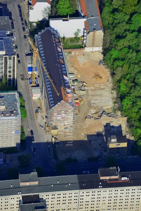 Luftaufnahme Berlin Baustelle Zum Neubau Des Wohnneubau Bauvorhaben