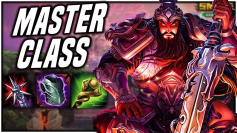 BEST GUAN YU BUILD WITH MASTERCLASS GAMEPLAY YouTube