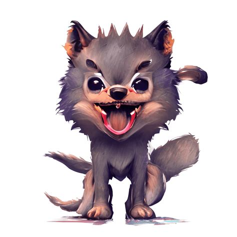 Chibi Watercolor Werewolf from Stephen King's Silver Bullet · Creative ...