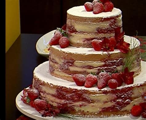 Culin Ria Brilhante Naked Cake Bolo Desconstru Do