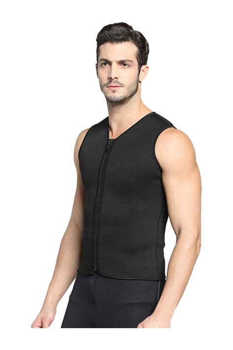 Myledi Mm Men S Front Zip Wetsuit Vest Sleevelesss Top