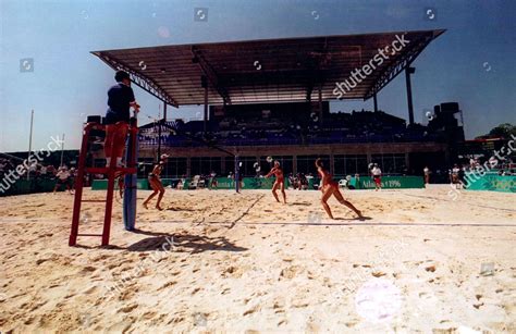 Olympic Games Atlanta British Beach Editorial Stock Photo Stock