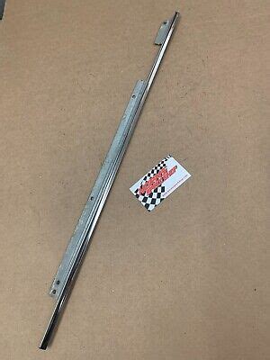 Mopar A Body Upper Door Panel Chrome Trim RH Rear 1967 1971 Dodge