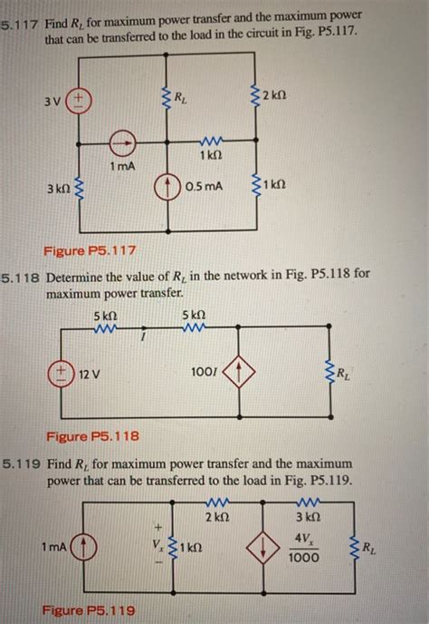 Solved Find R For Maximum Power Transfer And The Chegg