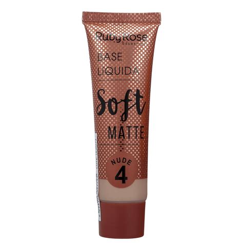 Base Líquida Ruby Rose Soft Matte Nude ml RadarCasa