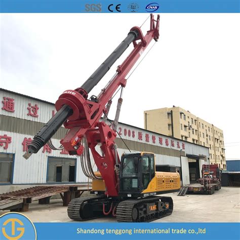 Hammer Pile Crawler Rotary Driver Tractor Micro Dr 150 Drilling Rig