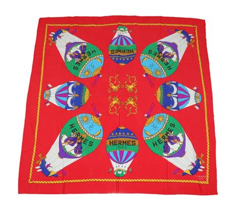 Sold Price Hermes Hot Air Balloons Silk Scarf Invalid Date EDT