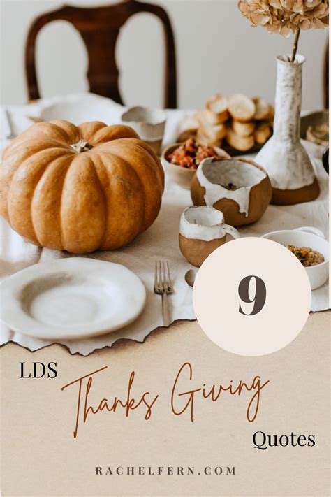 9 Lds Thanksgiving Quotes Rachel Fern