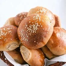 Whole Wheat Burger Buns Soft Hamburger Buns Veena Azmanov