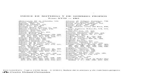 Índice De Materias Y De Nombres Propios Cvc Cervantes Es · 716 Índice