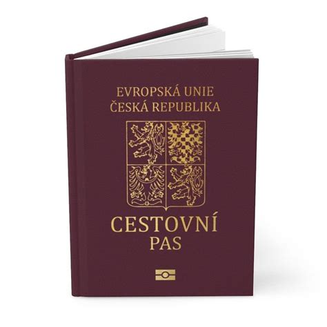 Czech Passport Hardcover Journal Notebook Best T For Citizens Of The