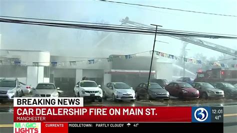 Car Dealership Fire On Main Street Youtube