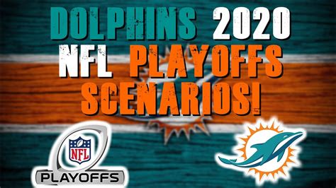 Miami Dolphins 2020 Nfl Playoff Scenarios Youtube