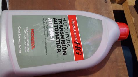 Aceite De Transmisión Automática Honda Nuevo Y Original Atf 165 00