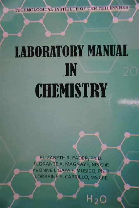 Laboratory Manual In Chemistry Mindshapers Publishing