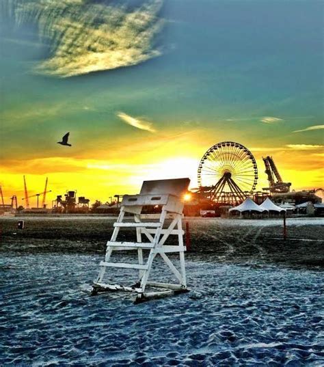 Sunset Wildwood NJ | Nj beaches, Wildwood nj, Beach town