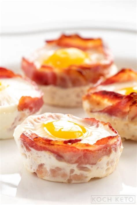 Low Carb Bacon Ei Fr Hst Cksmuffins Koch Keto