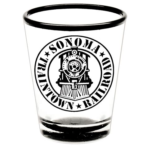 Custom Black Bottom And Rim Shot Glass Born Products Born Products