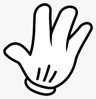 Rock Paper Scissors Mickey Mouse Hand Drawing Free Transparent PNG