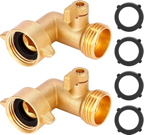 Amazon Sanpaint Degree Garden Hose Elbow With Shut Off Valve