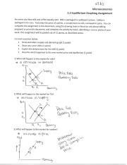 Microeconomics U A Pdf M A Microeconomics Equilibrium Graphing