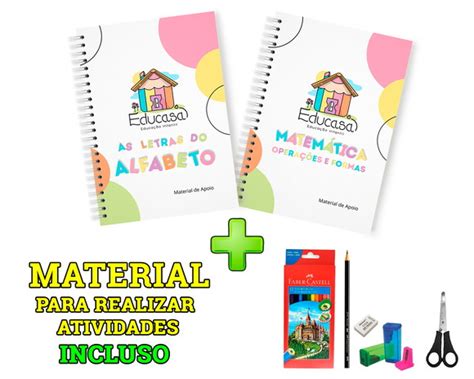 Apostila Combo Português E Matemática Material Escolar Elo7