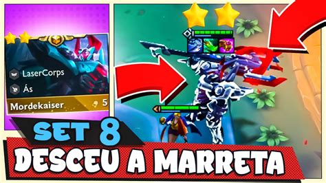 MORDEKAISER É ABSURDO Teamfight Tactics TFT BR SET 8 YouTube