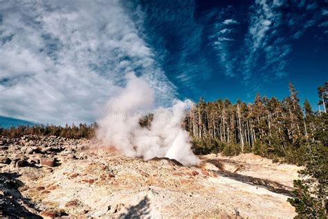 Mammoth Aguas Termales En Yellowstone Parque Nacional Montana Estados