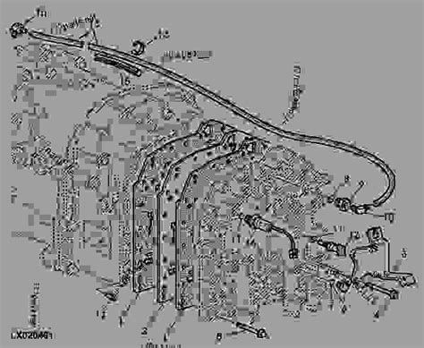 Front Valve Housing Cover Mounting Parts Sensors Powrshift Transmission Tractor John