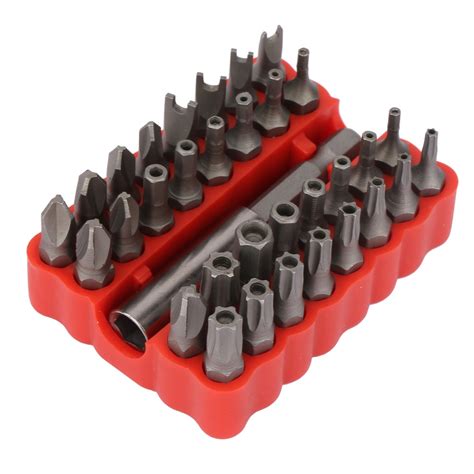 33 In 1 Hollow Screwdriver Bit Kit Hex Cross Star Screw Bits Extension