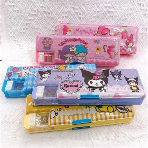 Kawaii Cinnamoroll My Melody Kuromi Anime Sanrioed Estuche Para