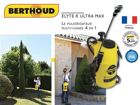 Berthoud Lance Elyte Ultra Max Un Nouveau Pulv Risateur Pression