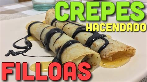 Filloas Crepes instantáneos Hacendado YouTube