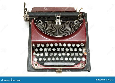 Old Vintage Type Writer Stock Image Image Of Manual Antiquated