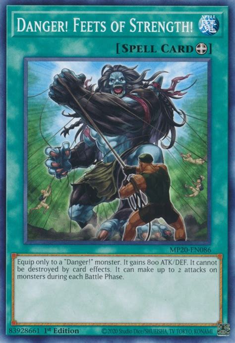 Danger Feets Of Strength 2020 Tin Of Lost Memories YuGiOh