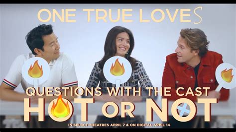 ONE TRUE LOVES Phillipa Soo Simu Liu Luke Bracey Play HOT OR NOT YouTube