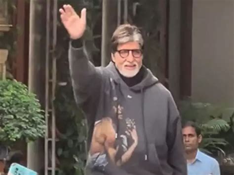 Amitabh Bachchan Greeted His Fans At Jalsa On Sunday Post This