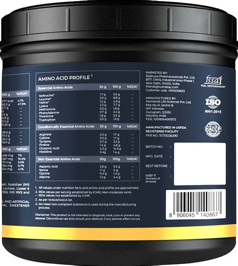 Buy NUTRABAY GOLD 100 WHEY PROTEIN ISOLATE RICH CHOCOLATE CREME 500G