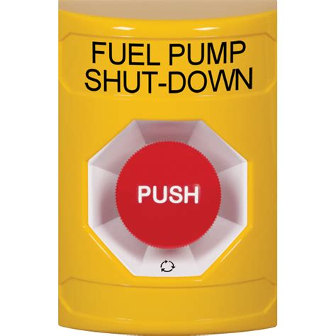 Sti® Flush Mount Push Button Emergency Stop Fuel Pump Shutdown Button