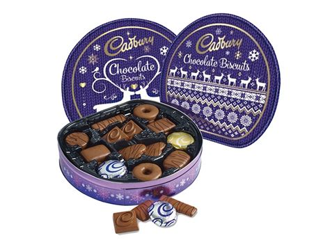 Cadbury Jumper Biscuits Tin 335g | Christmas Chocolates | Christmas ...