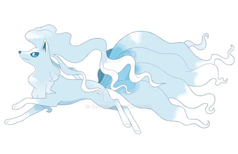 Alolan Ninetales by AlouNea on DeviantArt