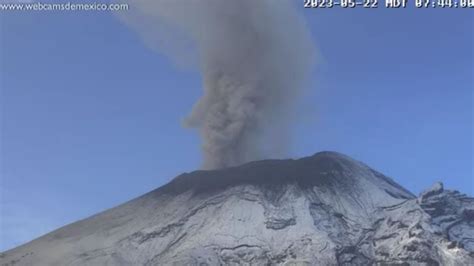 Popocatépetl en Amarillo Fase 3 sigue EN VIVO la actividad del volcán