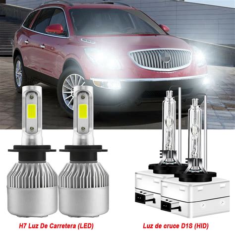 For Buick Enclave H Led High Beam And D S Xenon Hid Low