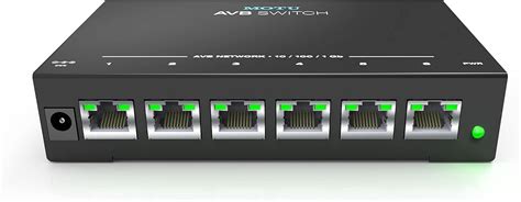 Motu Avb Switch Five Port Avb Ethernet Switch